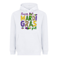 Happy Mardi Gras Y'all Heavyweight Hoodie | Teevron