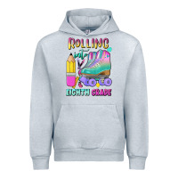 Heather Grey rolling into eighth grade Urban Hoodie - BundleAndBundleShop