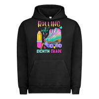 Pigment Black rolling into eighth grade Urban Hoodie - BundleAndBundleShop