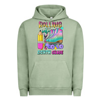 Pigment Oil Green rolling into eighth grade Urban Hoodie - BundleAndBundleShop