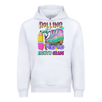 White rolling into eighth grade Urban Hoodie - BundleAndBundleShop