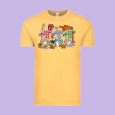 Bakery Gnomes Vintage Tee Designed By Zillion Design Studio