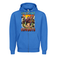 True Royal long live cowboys Zipper Hoodie - FaDigitalArtStudio