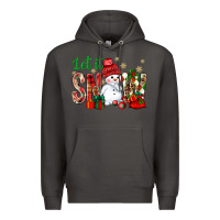 Smoke let it snow with snowman Premium Hoodie - NancyCooperArtShop