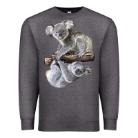 Charcoal Heather Koala Premium Sweatshirt - LillyAllenDesigns