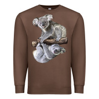 Chestnut Koala Premium Sweatshirt - LillyAllenDesigns
