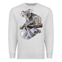 Dove Grey Koala Premium Sweatshirt - LillyAllenDesigns