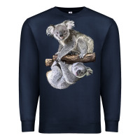 Navy Koala Premium Sweatshirt - LillyAllenDesigns