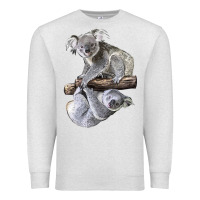 Oatmeal Heather Koala Premium Sweatshirt - LillyAllenDesigns
