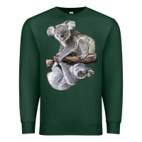Sports Green Koala Premium Sweatshirt - LillyAllenDesigns
