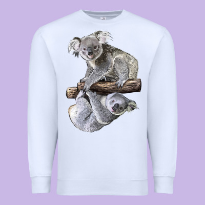 Koala Premium Sweatshirt Designed By Lillyallendesigns