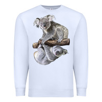 White Koala Premium Sweatshirt - LillyAllenDesigns
