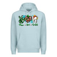 Blue Mist peace love dental for Christmas Premium Hoodie - AdoDesignShop