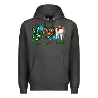 Charcoal Heather peace love dental for Christmas Premium Hoodie - AdoDesignShop