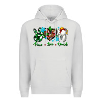 Dove Grey peace love dental for Christmas Premium Hoodie - AdoDesignShop
