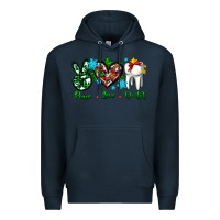 Navy peace love dental for Christmas Premium Hoodie - AdoDesignShop