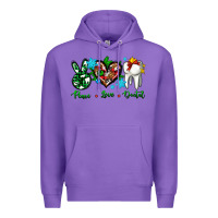 Purple peace love dental for Christmas Premium Hoodie - AdoDesignShop