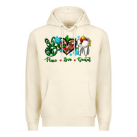 Sandshell peace love dental for Christmas Premium Hoodie - AdoDesignShop
