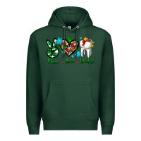 Sports Green peace love dental for Christmas Premium Hoodie - AdoDesignShop