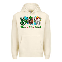 Tofu peace love dental for Christmas Premium Hoodie - AdoDesignShop