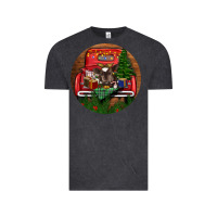 Vintage Black Baby Cow Christmas Vintage Tee - RanaPortraitStore