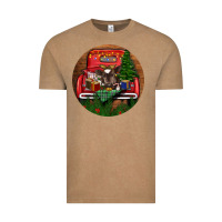 Vintage Coffee Baby Cow Christmas Vintage Tee - RanaPortraitStore