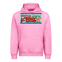 Fuchsia Pink christmas is coming license plate Urban Hoodie - BundleAndBundleShop