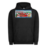 Pigment Black christmas is coming license plate Urban Hoodie - BundleAndBundleShop