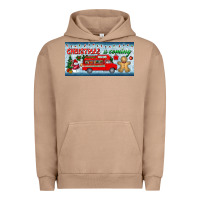 Pigment Burro christmas is coming license plate Urban Hoodie - BundleAndBundleShop