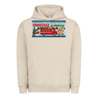 Pigment French Oak christmas is coming license plate Urban Hoodie - BundleAndBundleShop