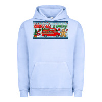Pigment Grape Ice christmas is coming license plate Urban Hoodie - BundleAndBundleShop