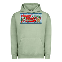 Pigment Oil Green christmas is coming license plate Urban Hoodie - BundleAndBundleShop