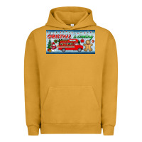 Pigment Peanut Butter christmas is coming license plate Urban Hoodie - BundleAndBundleShop