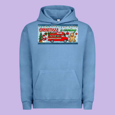 Christmas Is Coming License Plate Urban Hoodie Designed By Bundleandbundleshop