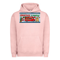 Pigment Salmon christmas is coming license plate Urban Hoodie - BundleAndBundleShop