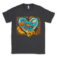 Smoke fall pattern heart with leopard background Classic Tee - HRA Design Shop