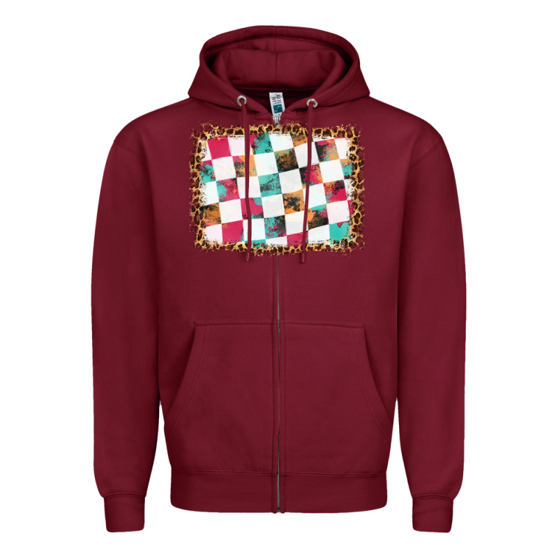 Race Background With Leopard Frame Zipper Hoodie by HRA Design Shop | Teevron