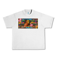 Lunar Rock Brown horse with flowers and leopard Urban Heavy Tee - RanaPortraitStore