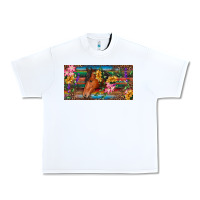 White Brown horse with flowers and leopard Urban Heavy Tee - RanaPortraitStore