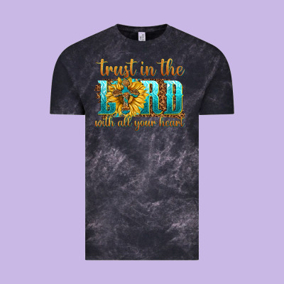 Trust In The Lord With All Your Heart Vintage Tee Designed By Texasbilliewilder