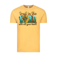 Vintage Mustard trust in the lord with all your heart Vintage Tee - texasbilliewilder