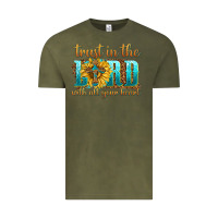 Vintage Olive trust in the lord with all your heart Vintage Tee - texasbilliewilder