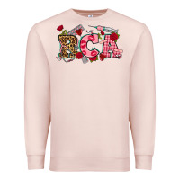 Pale Pink valentines day rca Premium Sweatshirt - NancyCooperArtShop