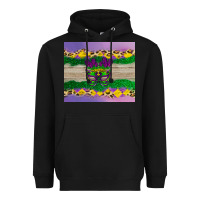 Black mardi gras mask Heavyweight Hoodie - AdoDesignShop