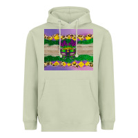 Matcha mardi gras mask Heavyweight Hoodie - AdoDesignShop