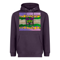 Plum mardi gras mask Heavyweight Hoodie - AdoDesignShop