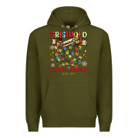 Army Green griswold illumination Premium Hoodie - MaliasSmallBusiness