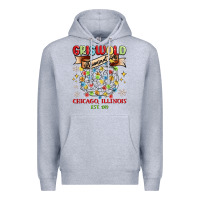 Heather Grey griswold illumination Premium Hoodie - MaliasSmallBusiness