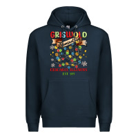 Navy griswold illumination Premium Hoodie - MaliasSmallBusiness
