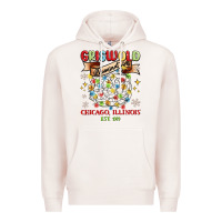 Pale Pink griswold illumination Premium Hoodie - MaliasSmallBusiness